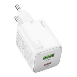 HOCO N41 charger USB A + Type C PD QC 3A 20W white ΑΞΕΣΟΥΑΡ -