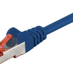 GOOBAY καλώδιο δικτύου 68271, CAT 6 S/FTP, copper, 250MHz, 7.5m, μπλε Δίκτυο Cat 6