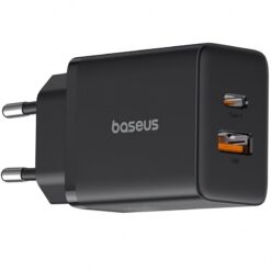 BASEUS 220V 30W, USB-A + USB-C, Cube Pro black – P10111404113-00 ΑΞΕΣΟΥΑΡ -