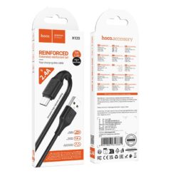 Hoco X120 Cable USB A to Micro USB 2,4A 1m black DATA CABLES DATA CABLES 2