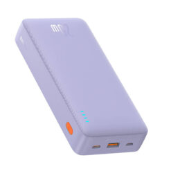 BASEUS Power Bank 20000mAh 20W, USB-A + USB-C Airpow purple – P10022804513-00 POWER BANK Power Bank