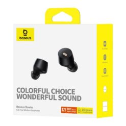 BASEUS Bluetooth HF Bowie E18 TWS (black) – A00023800123-00 BLUETOOTH ΑΚΟΥΣΤΙΚΑ BLUETOOTH ΑΚΟΥΣΤΙΚΑ 2