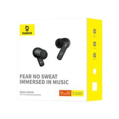 BASEUS Bluetooth HF Bowie E20 TWS + 2 ENC Mics black – A00069700113-00 BLUETOOTH ΑΚΟΥΣΤΙΚΑ BLUETOOTH ΑΚΟΥΣΤΙΚΑ 2
