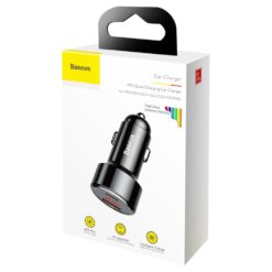 BASEUS 12V 45W, 1A + 1C, Magic LED (black) – CCMLC20C-01 ΑΞΕΣΟΥΑΡ - 2