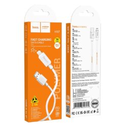 Hoco X107 Cable USB A to Lightning  2,4A 1m white DATA CABLES DATA CABLES 2