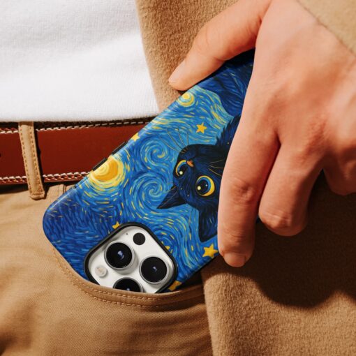Θήκη Samsung για Όλα τα μοντέλα 3D Design Με Σχέδιο Kitty Starry Night (Κωδ:1177) B2B B2B 5