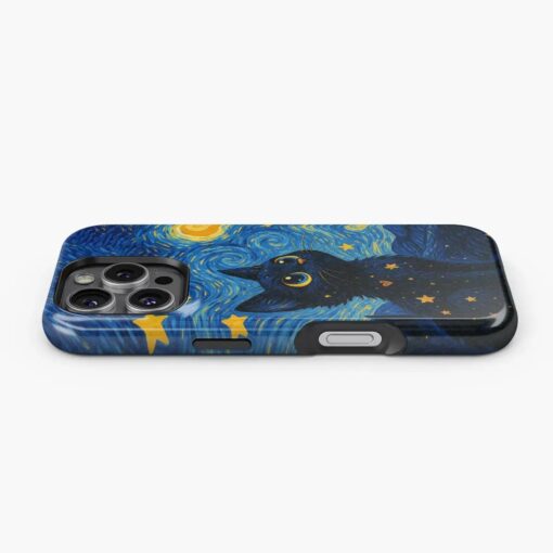 Θήκη Samsung για Όλα τα μοντέλα 3D Design Με Σχέδιο Kitty Starry Night (Κωδ:1177) B2B B2B 4