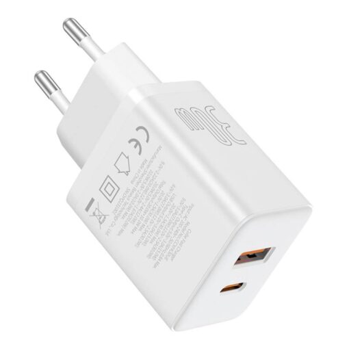 BASEUS 220V 30W, USB-A + USB-C, Cube Pro white – P10111404213-00 ΑΞΕΣΟΥΑΡ - 6