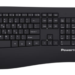 POWERTECH set ποντίκι & πληκτρολόγιο PT-1490, 2.4GHz & Bluetooth, μαύρο Περιφερειακά Ασύρματο