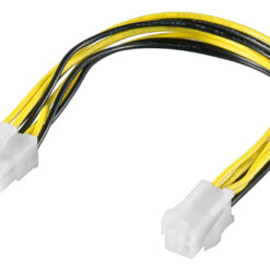 GOOBAY καλώδιο 4pin σε 8pin ATX12 P4 51358, 0.2m Εσωτερικά PC 4pin